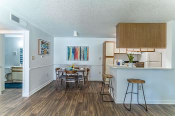 Kitchen and Dining Room Area at Barber Park Apartments in Orlando FL
